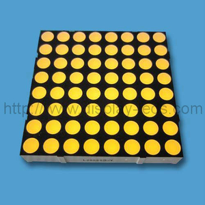 2 Zoll 8x8 LED Dot Matrix in Gelb