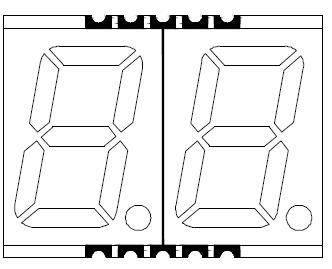 0,56 Zoll 2-stellige SMD-LED 5620 