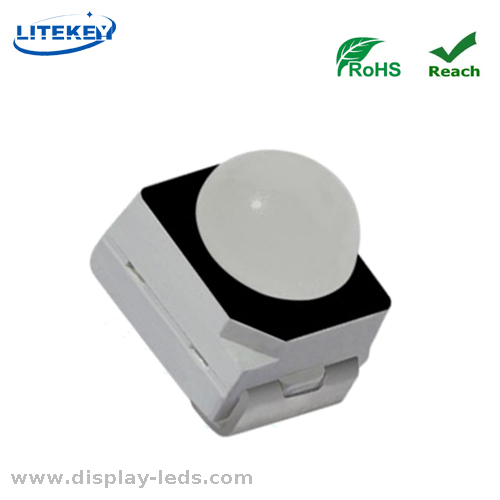 Ultra leuchtend rein weiße PLCC -Kuppel SMD -LED mit 30 Grad Winkel