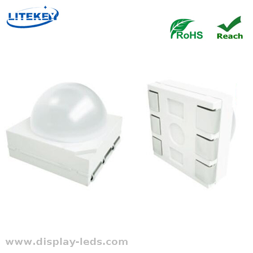 Ultra leuchtend roter PLCC 5050 Dome SMD LED mit 30 Grad Winkel